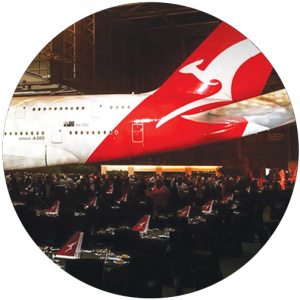 Qantas brand activation by Sydney creative agency Xortie